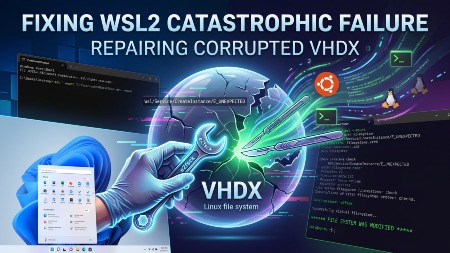 How to Fix WSL2 Catastrophic Failure: Repairing a Corrupted VHDX